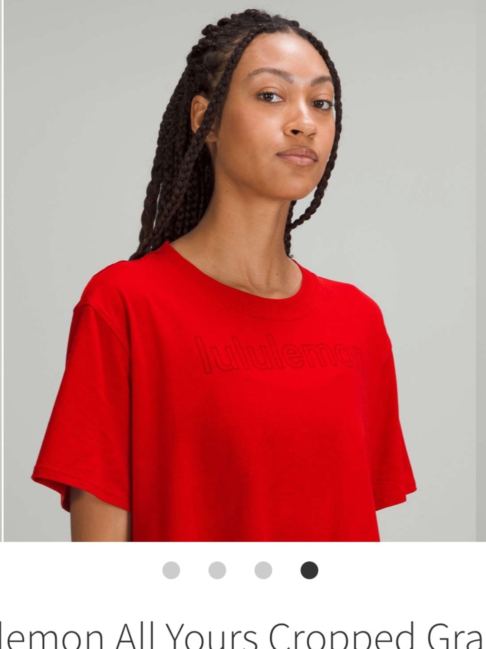 All Yours Cropped Graphic T-Shirt